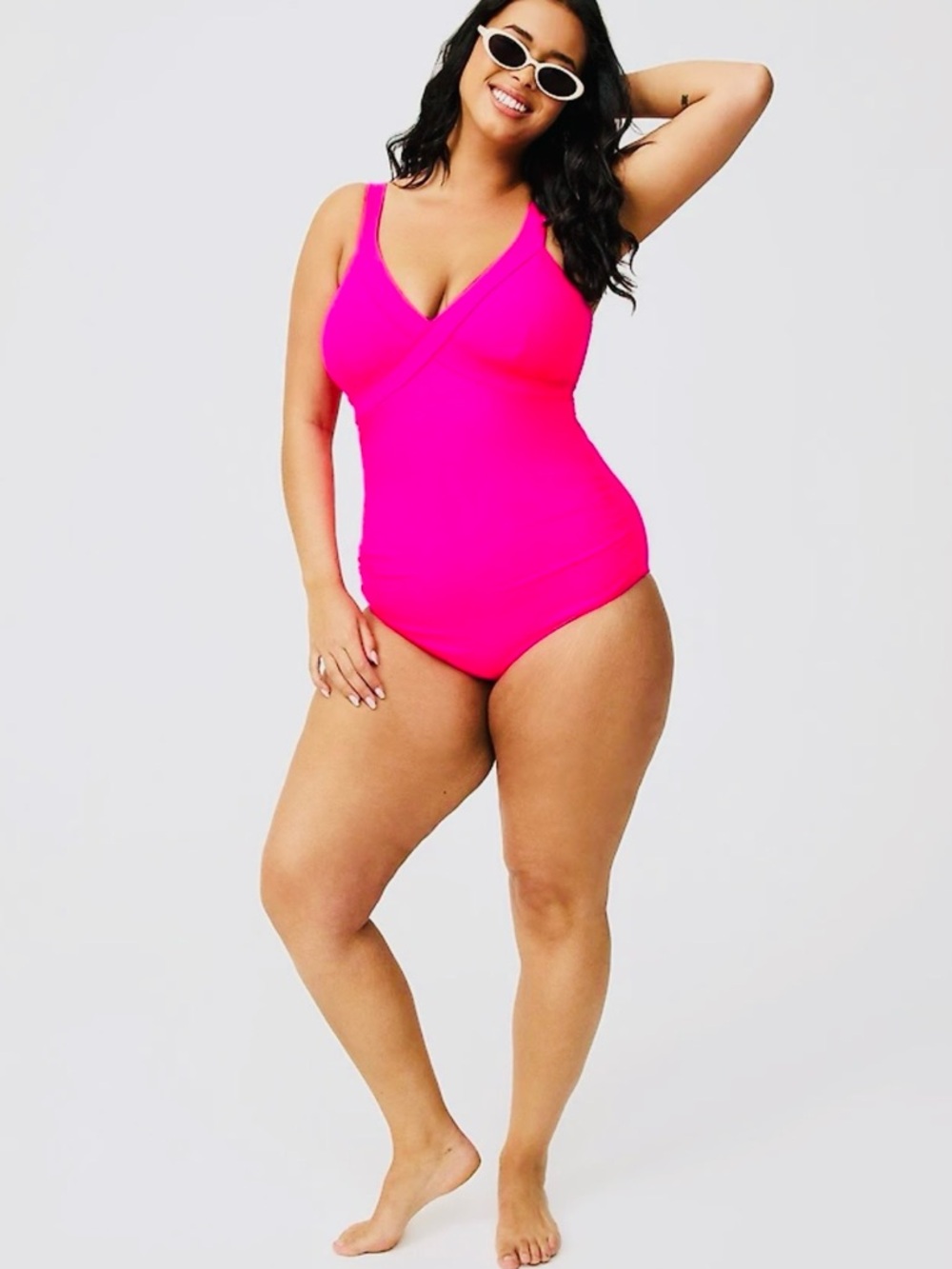 NEW Torrid Slim Underwire Vibrant  Pink Wire-Free Bikini Top Size 3